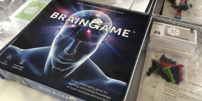 Branded game box for the University of Lincoln