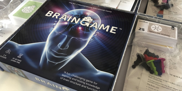 Branded game box for the University of Lincoln