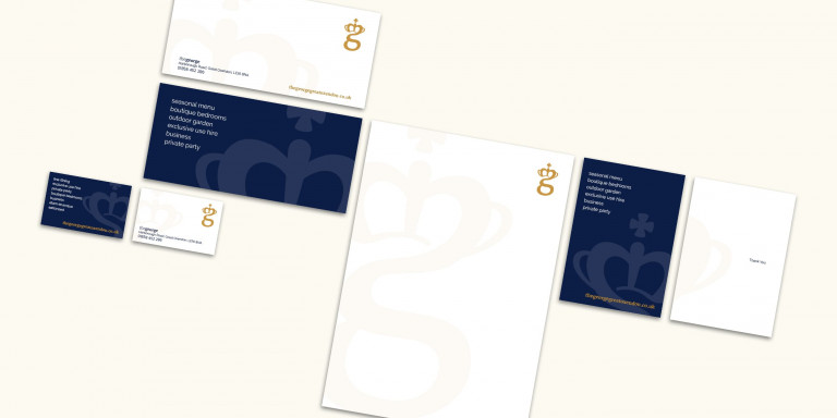 Papeterie de marque pour Le George