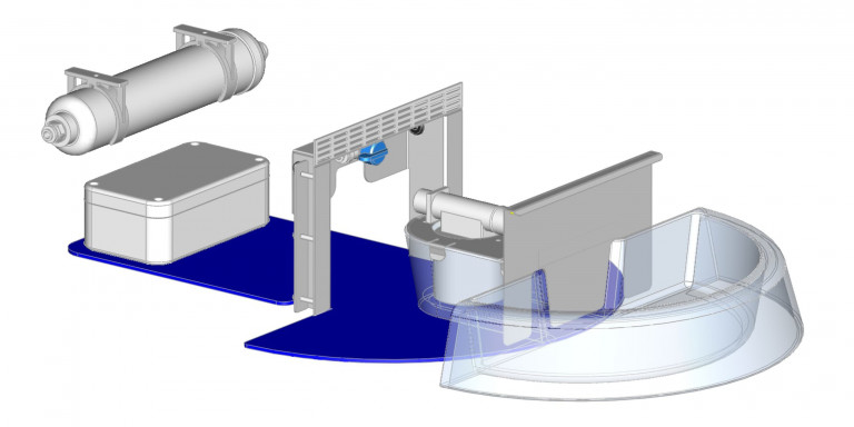 Conception CAO assemblage du Infinity Bowl