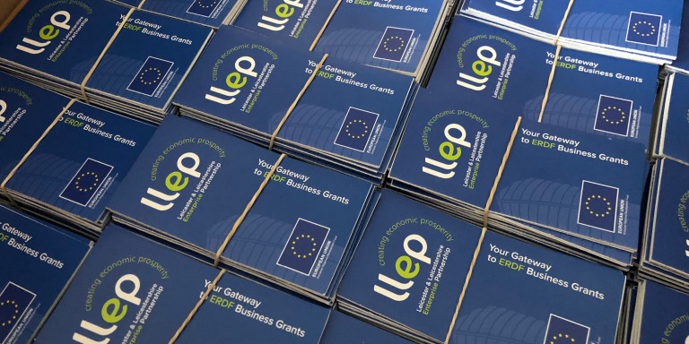 Design et impression numérique pour le Partenariat d'Entreprise pour Leicester et Leicestershire