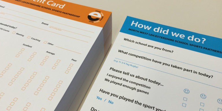 Design et impression numérique pour North West Leicestershire SSP