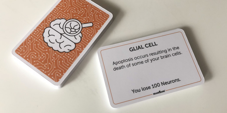 Glial Cell cards deck for the University of Lincoln