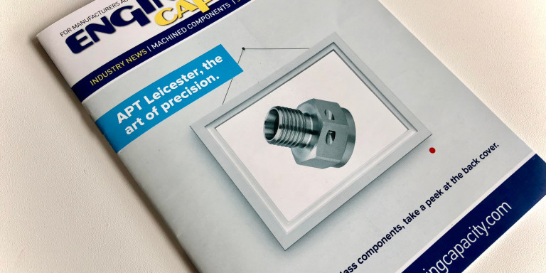 Publicité magazine pour APT Leicester