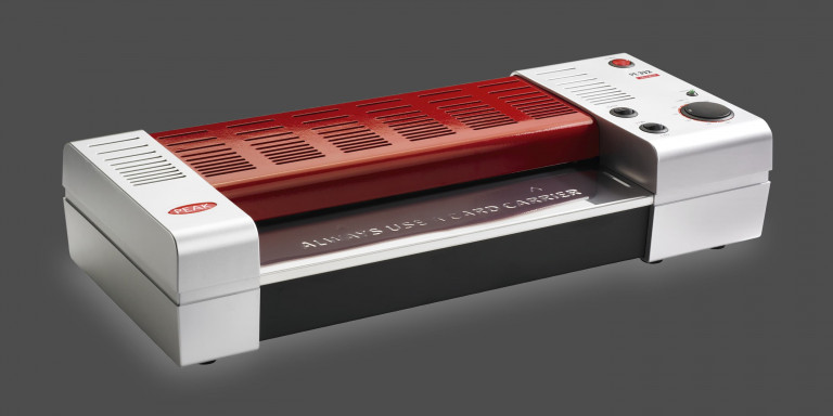 Design industriel de la plastifieuse Peak Educator de chez Vivid Laminating Technologies