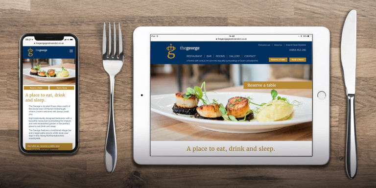 Wordpress web design for The George